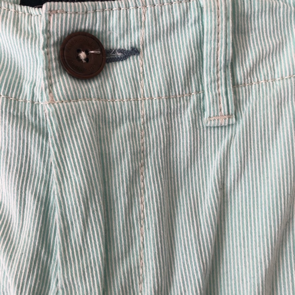 Mint Seersucker AEO Men’s Shorts - Picture 7 of 8
